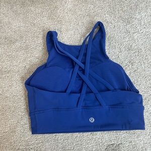 Lululemon high neck racer back bra top